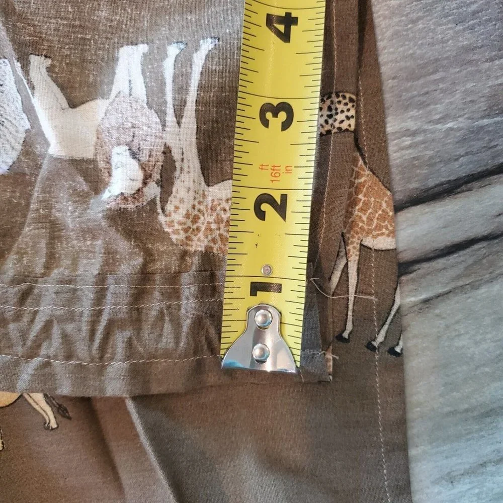 Jungle Wild Animals‎ Safari Baby Quilt Blanket Tapestry 2 Curtain Panels 43 X 72
